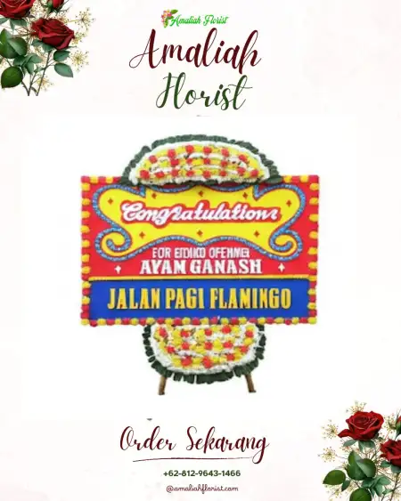 Sewa Papan Bunga Sembilan